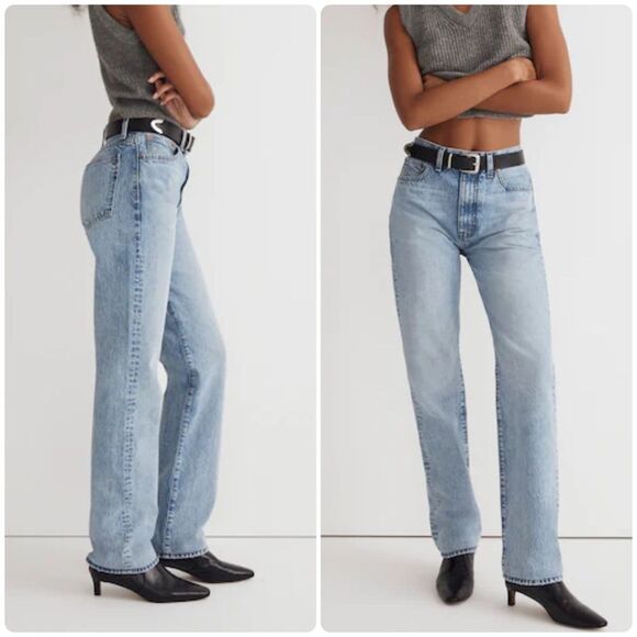 Madewell Denim - MADEWELL The '90s Straight Jean Mercer Wash Rigid Size 28